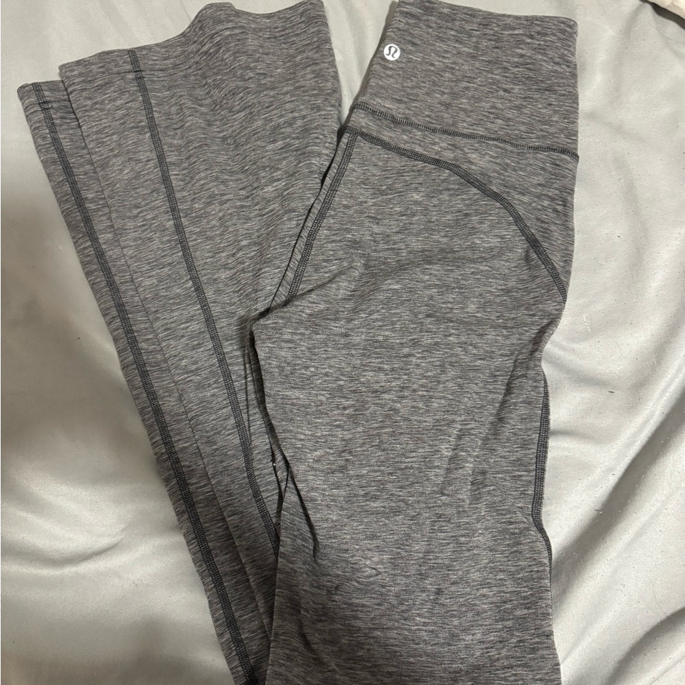 Lululemon Athletica Heathered Gray Groove Pants